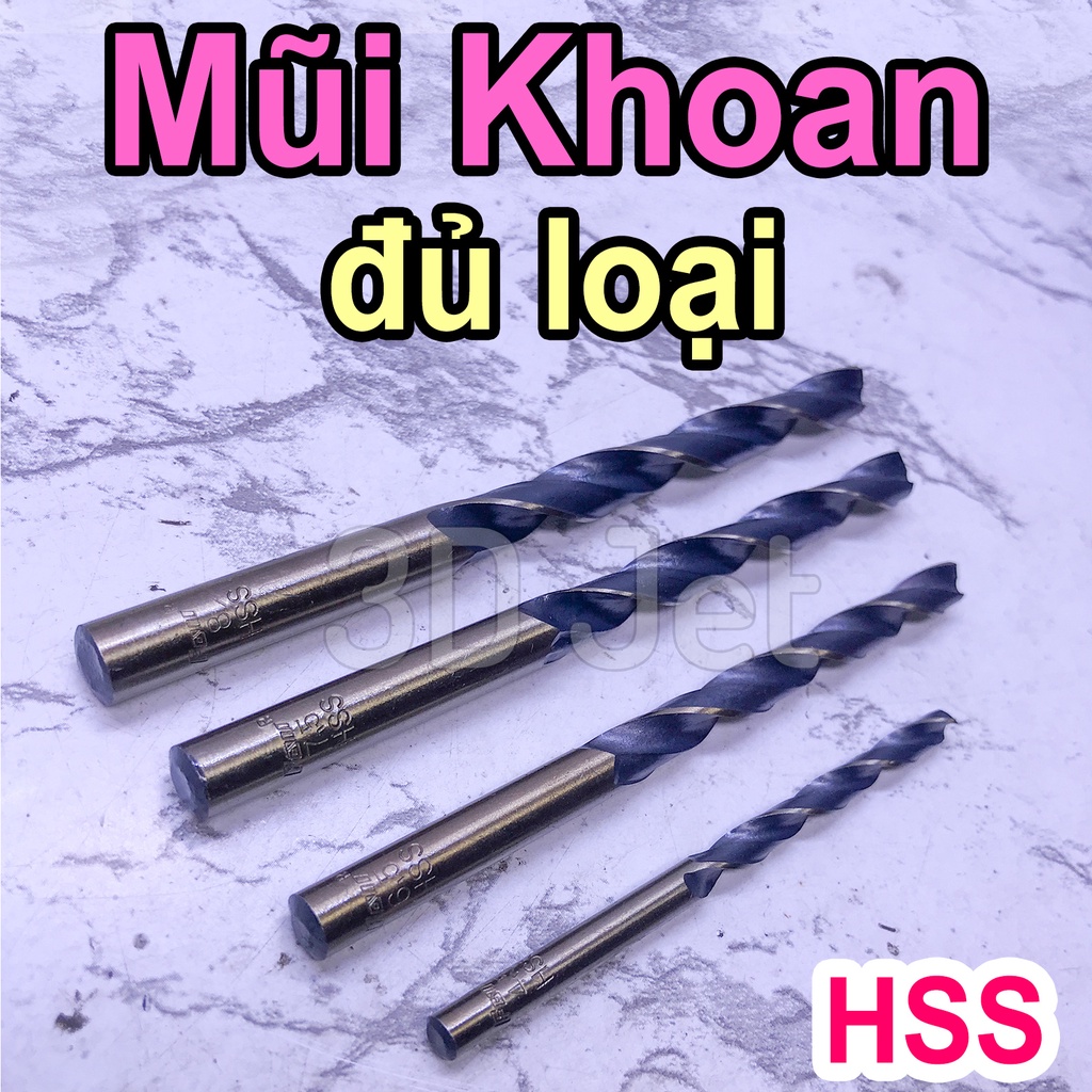 Mũi Khoan TỐT Các Loại, mũi khoan sắt , mũi khoan gỗ , mũi khoan kim loại , mũi khoan mini