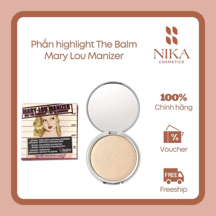 Phấn highl.ight The Balm Mary Lou Manizer