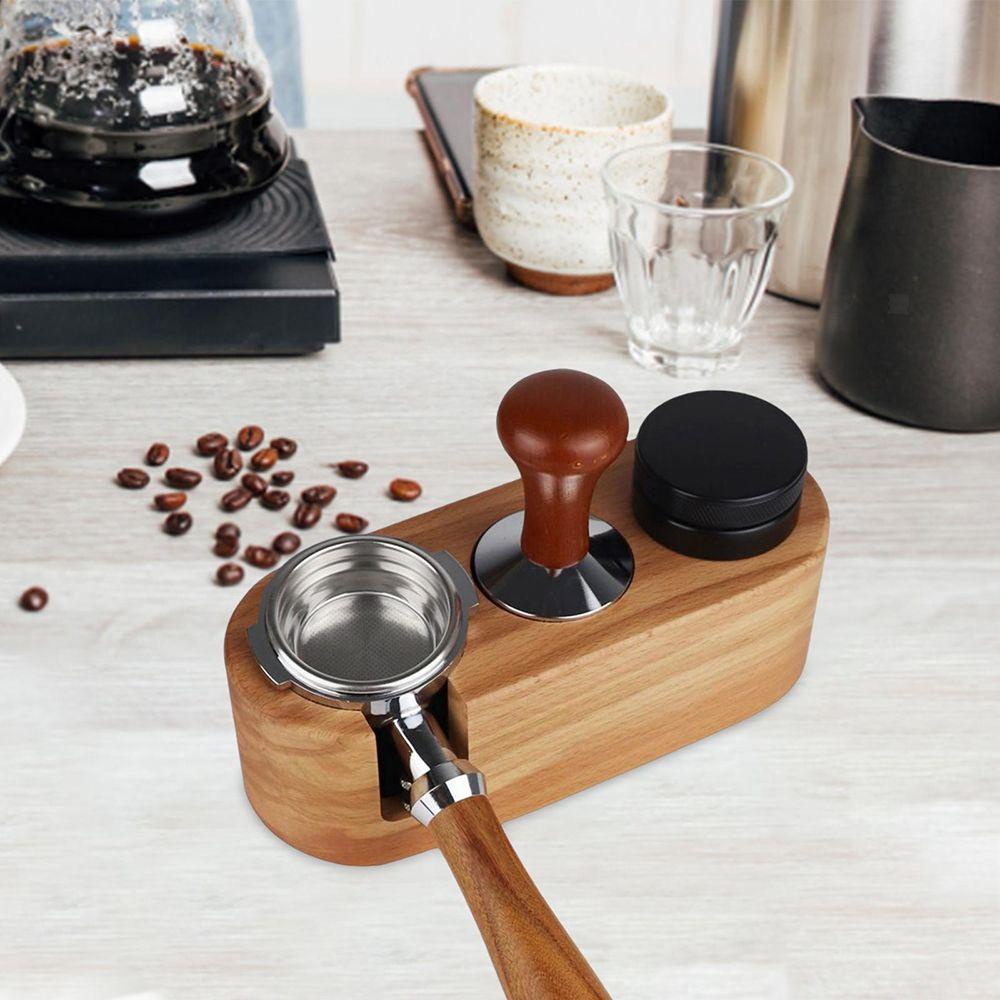 Tấm Lọc Cà Phê Espresso Bằng Gỗ Chống Trượt Cho Nhà Bếp