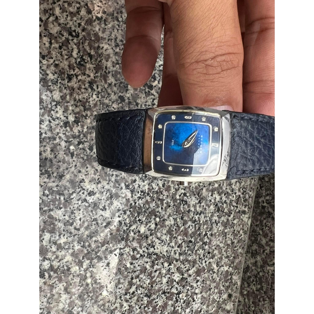 Đồng hồ nữ Skagen  chính hãng  đẹp 95%  mặt màu xanh ngọc  lên tay rất đẹp