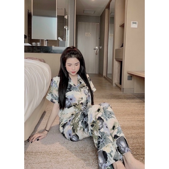 bộ mặc nhà pijama mango 40kg đến 60kg (ảnh thật kèm video thật)