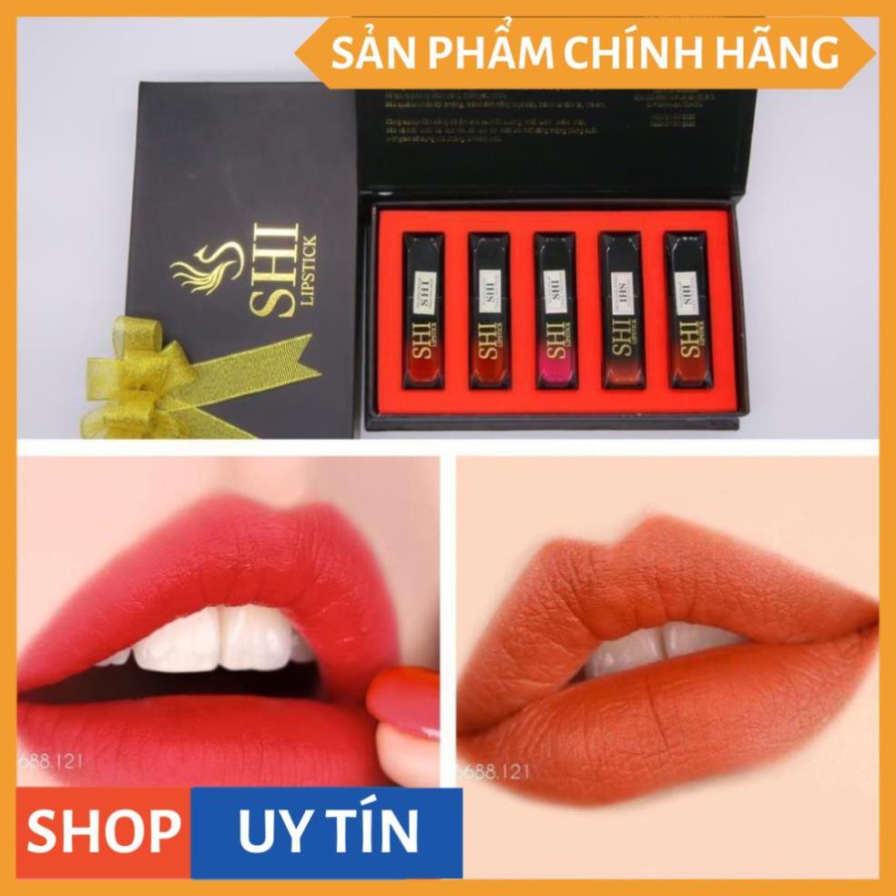 SÉT QUÀ TẶNG PHỤ NỮ - Son SHI không chì - Bền màu - Lên Màu Chuẩn - Hàng mới về 2021 V V V | BigBuy360 - bigbuy360.vn