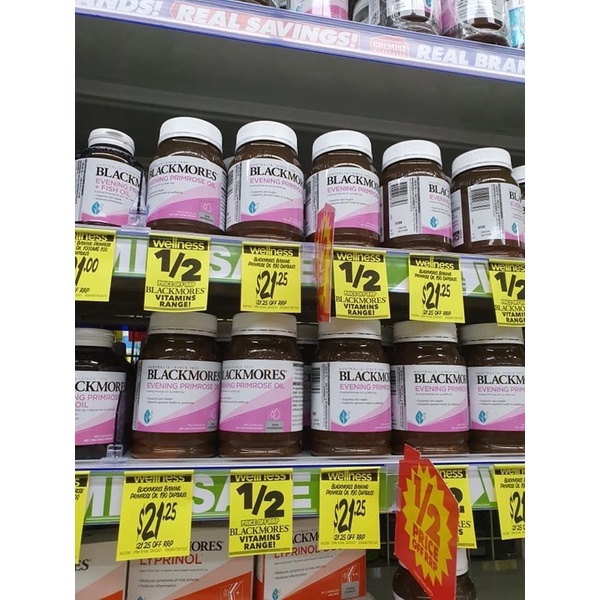 Tinh dầu hoa Anh Thảo Blackmores Evening Primrose Oil 190 viên nang (mẫu mới)  DATE MỚI NHẤT