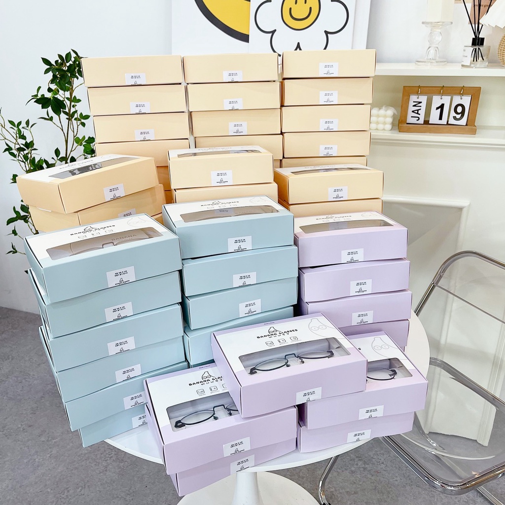 Kính Chống Ánh Sáng Xanh và Tia UV BANANA GLASSES Hàn Quốc - Gọng BETA TITAN