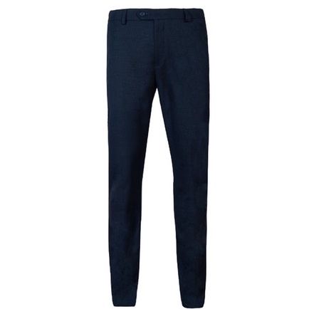 Quần âu owen màu xanh navy dobby regular fit tăng đơ 2 cạp QRT220176