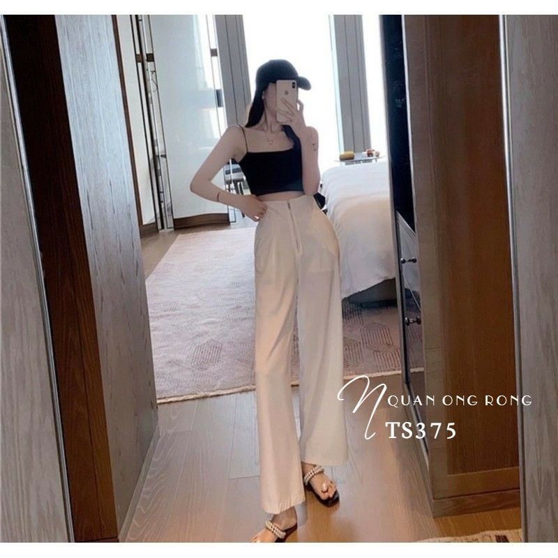 Quần tây có size đến 55kg ⚡Hàng đẹp⚡Ảnh thật⚡ Quần tây ống suông TS373 ⚡ Quần công sở nữ