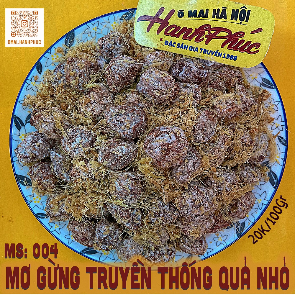 mơ gừng truyền thống chua mặn ngọt 100gr / 300gr / 500gr