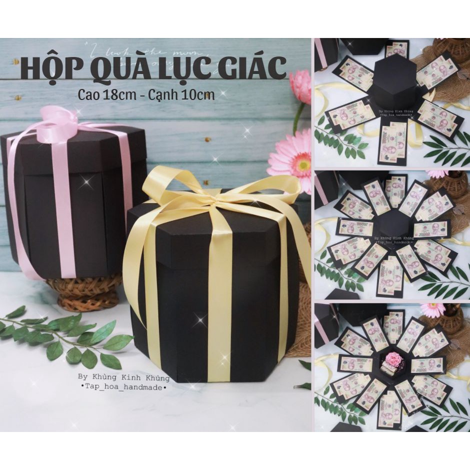 Quà tặng thủ công - Hộp quà lục giác