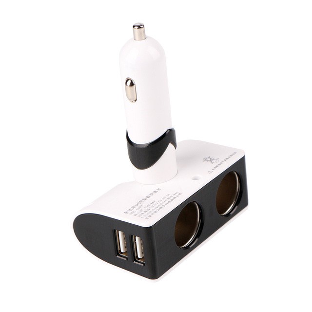 BỘ CHIA TẨU SẠC Ô TÔ 2 LỖ + 2 USB DÀNH CHO TẤT CẢ CÁC DÒNG XE – BỘ CHIA TẨU 2 CỔNG + 2 USB.