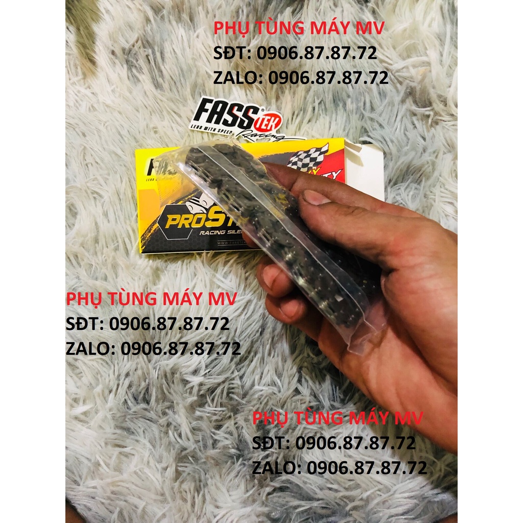 Sên cam FASSTek V2 đủ size 96/97/98/99/100/101/102/103/104/120/122/124L dành cho xe EX135/150/Winner. Yêu Thích ❤️❤️❤️