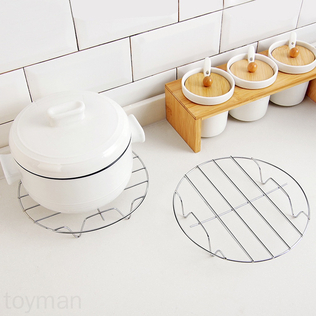 Giá đỡ bằng thép không gỉ chống nóng cho nồi hấp rau củ