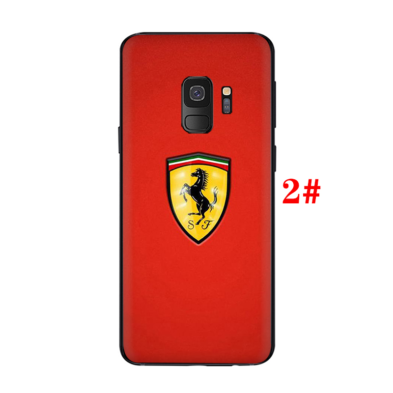 Ốp Điện Thoại Tpu Silicon Mềm Hình Logo Xe Hơi Ferrari Cho Samsung S7 Edge S8 Plus S9 Sxe27