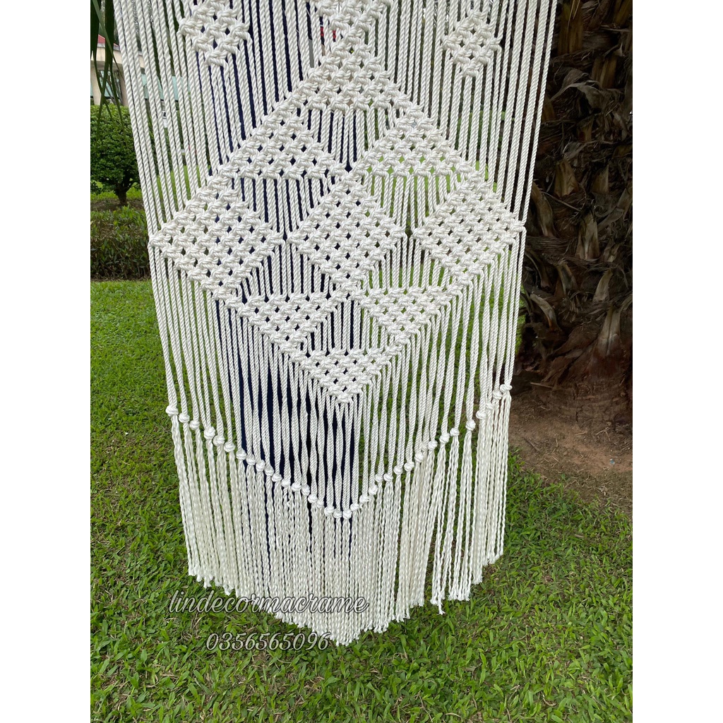 Mành Treo Rèm Treo Macrame Trang Trí Vintage Decor Phòng Khách,Phòng Ngủ,Homestay...
