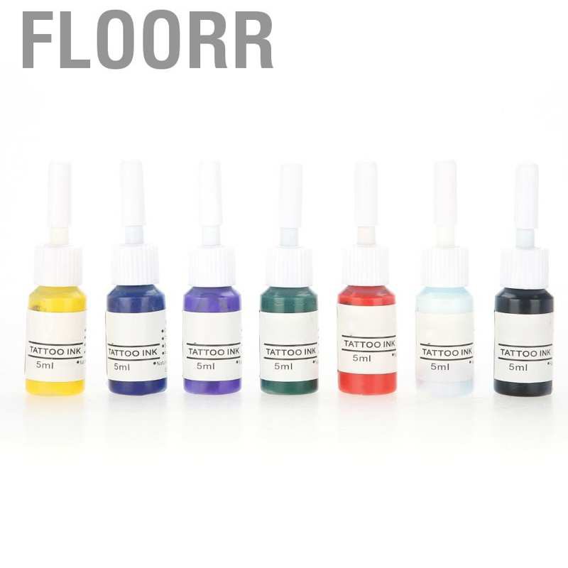 (hàng Mới Về) Set 7 Màu Mực Xăm Chuyên Nghiệp Cho Người Mới Bắt Đầu | BigBuy360 - bigbuy360.vn