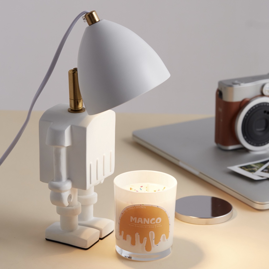 Đèn Đốt Nến Thơm Chuyên Dụng Chia.kandles Đèn Đá Granite Đen Sang Trọng