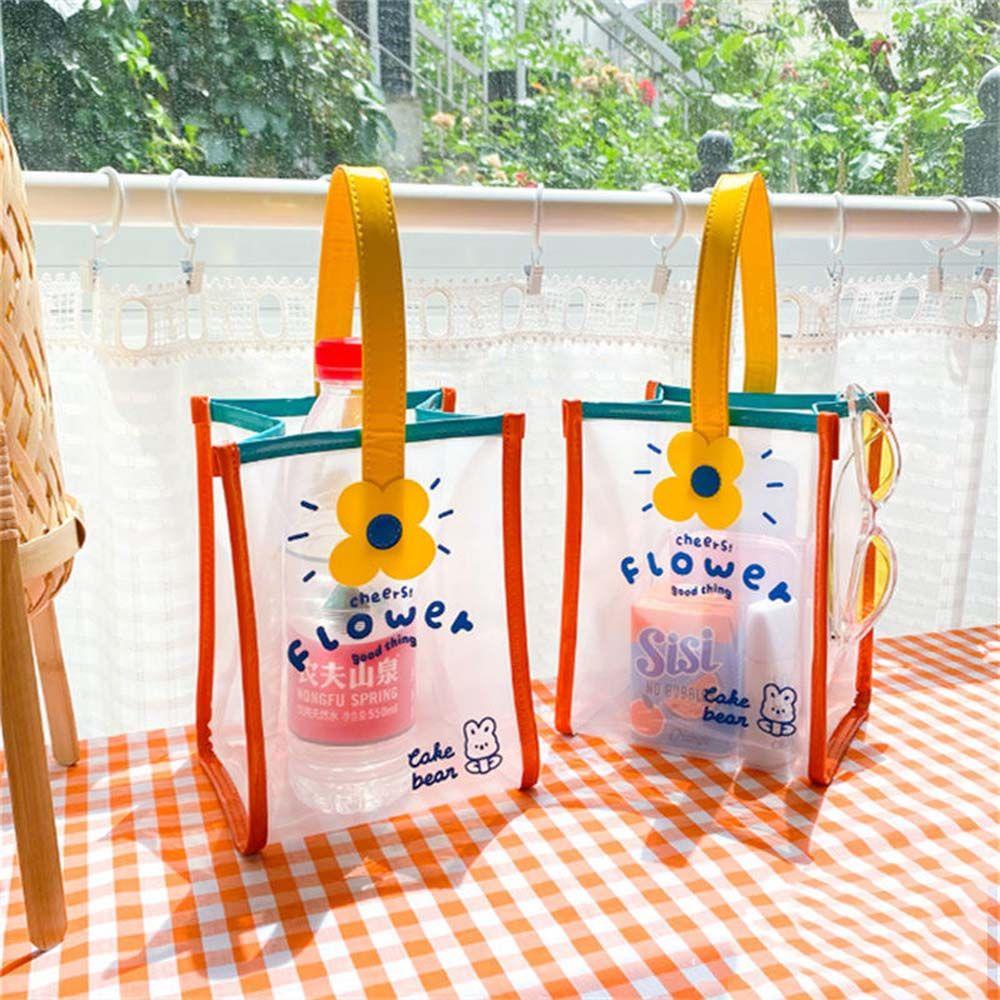 ELEGANT Túi Đựng Điện Thoại Di Động Mini Bằng PVC In Họa Tiết Hoạt Hình Dễ Thương