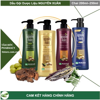 Dầu gội - Dầu xả dược liệu Nguyên Xuân Hoa Linh [Nâu - Xanh - Vàng - Xanh dương]