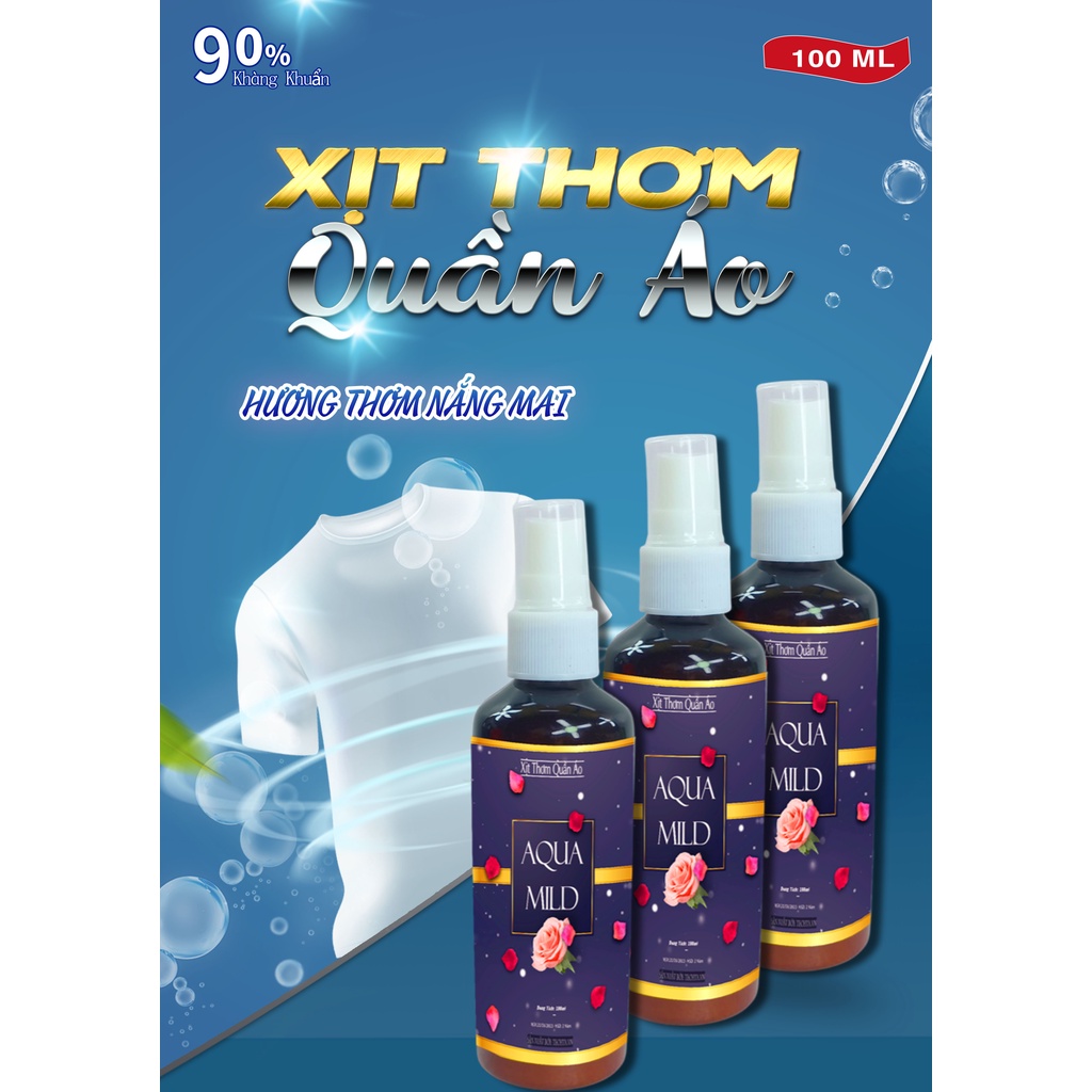 ⚡️𝐅𝐑𝐄𝐄 𝐒𝐇𝐈𝐏⚡️ Tinh Dầu Xịt Thơm Quần áo AQUA-MILD