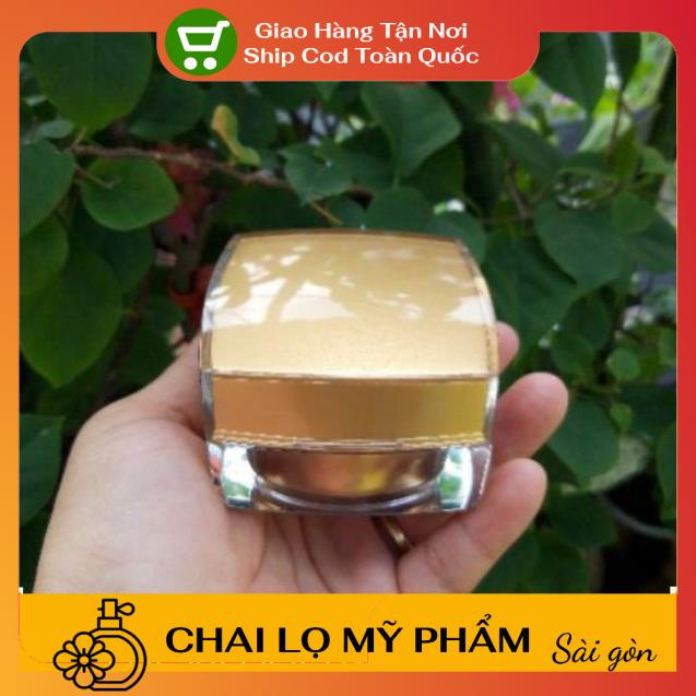 Hủ Đựng Kem ❤ Hũ vuông 15g đựng mỹ phẩm , Hũ chiết kem G15 , phụ kiện du lịch