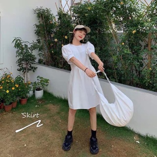 Set đầm đầm +túi xách