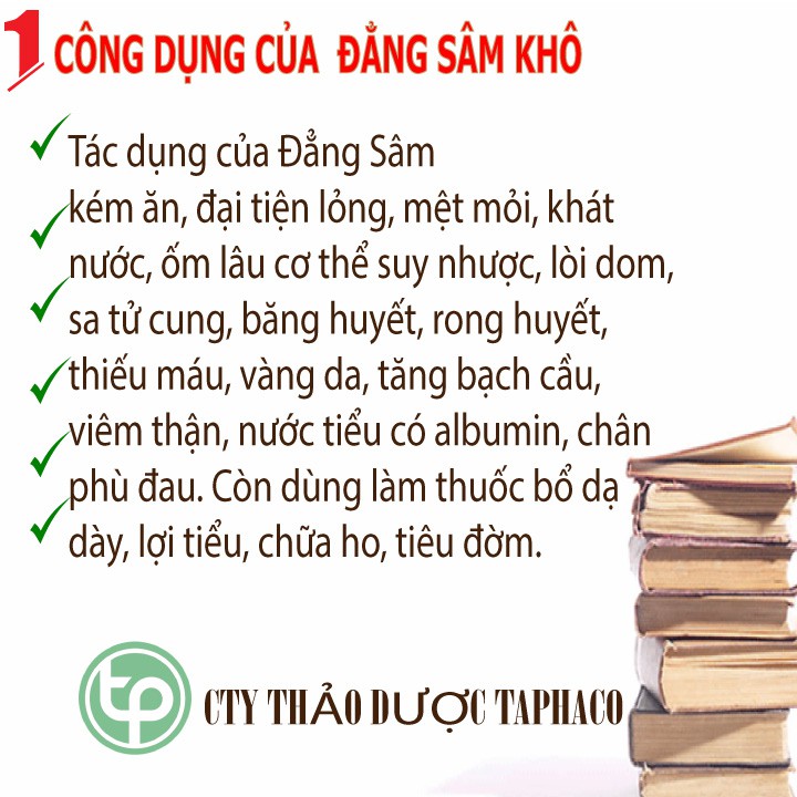 [Mã GROSALE2703 giảm 8% đơn 250K] [Hàng Công Ty] - Đắng sâm (lộ đẳng sâm) sấy khô - tấn phát