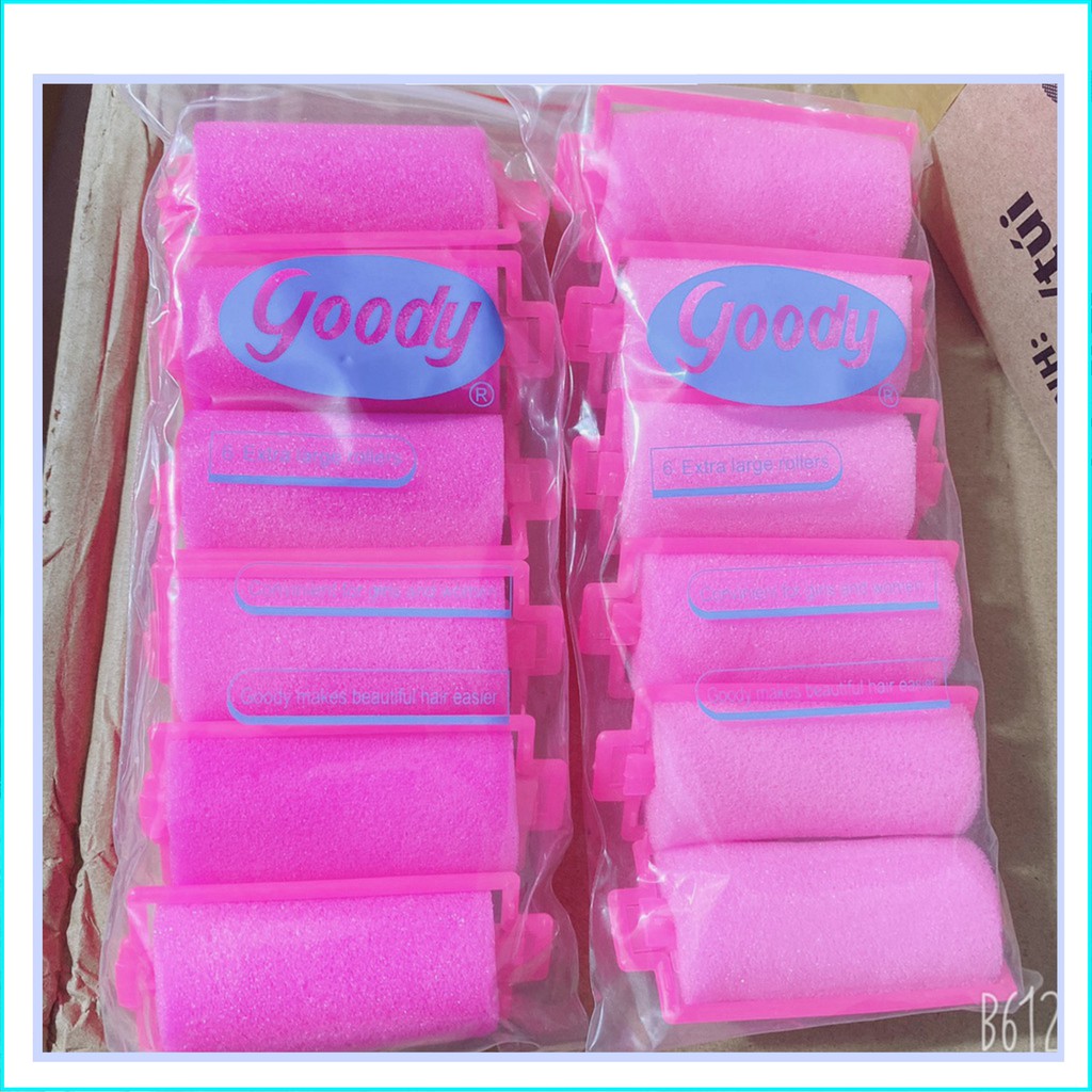Một lố 6 lô mút quấn tóc xoăn sóng cực đẹp