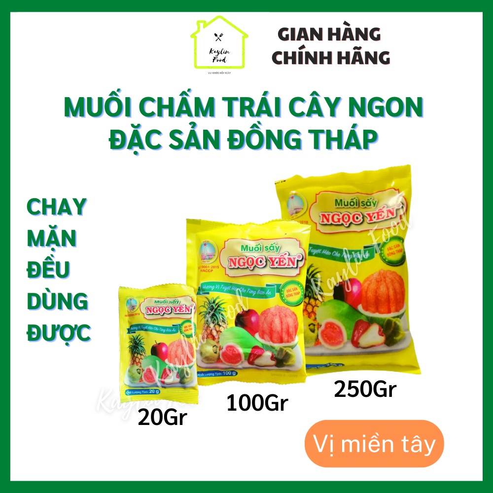 Muối Sấy Ngọc Yến Gói Mini 20gram Chấm Gì Cũng Ngon HSD 6/2024