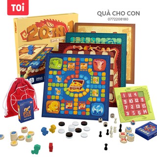 BỘ CỜ 20 TRONG 1 RỒNG VÀ KHO BÁU – HÃNG TOI