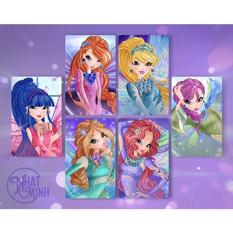 Card bo góc world of winx onyrix