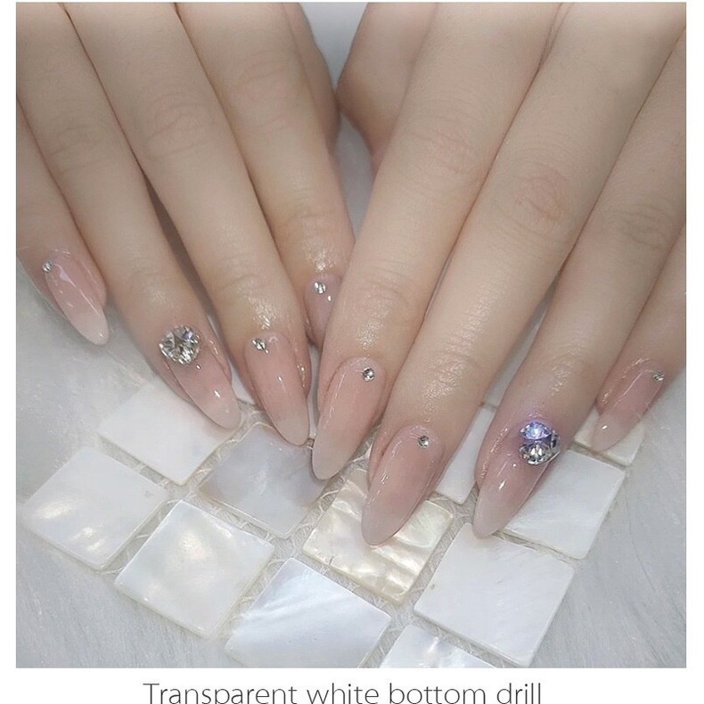 10g Clear Crystal Diamond Nail Art Phụ kiện / Trang trí ốp lưng điện thoại / Phụ kiện nghệ thuật nail kim cương siêu lấp lánh