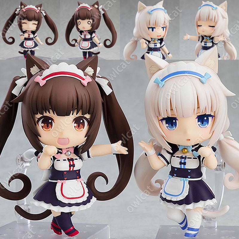 Mô Hình Nekkopara Vanilla  1248# Mô Hình Nhân Vật Shokora Minaduki Và Cô Gái Phục Sinh Đóng Hộp 10cm Trong Hộp Nendoroid