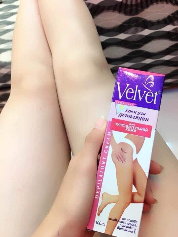 <THẬT 100%> Kem tẩy lông VELVET không đau rát, sử dụng tay, chân, nách, bụng | BigBuy360 - bigbuy360.vn