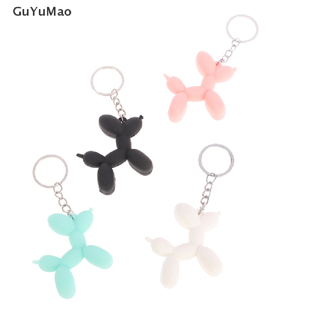 [cxGUYU] Cartoon Balloon Dog Keychain Ring Pendant Couple Key Chain Bag Pendant Gifts  PRTA
