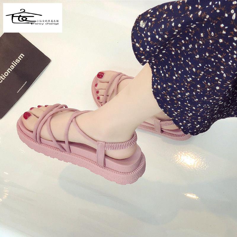 Giày Sandal Phong Cách Hàn Quốc Thời Trang Mùa Hè Cho Nữ