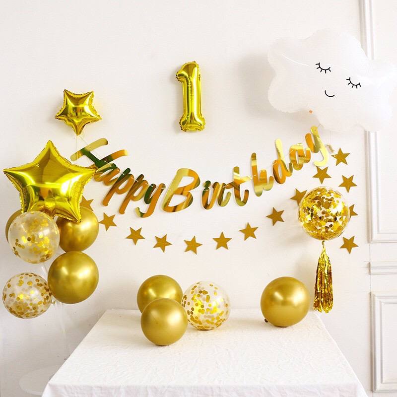 Bóng số sinh nhật size 40cm
