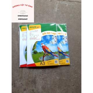 Combo 5 tập Giấy In ảnh đề can KANSAI khổ A3