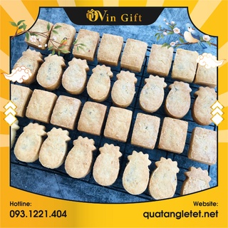 Bánh dứa Đài Loan - Phiên bản không hoa - Hộp 10 bánh