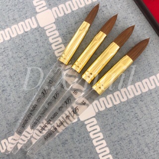 Cọ đắp bột cán trong 100% lông chồn kolinsky