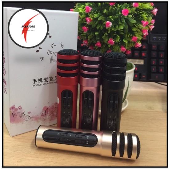 Micro Livestream C7  Loại 1, Full Thu Âm Hát Karaoke Livestream 3 in 1 - Chính hãng - Bh 12 tháng 🍁FREESHIP🍁