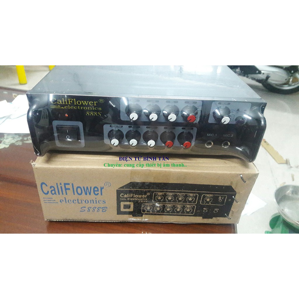 Amply Karaoke mini AC / DC 12V CALIFLOWER 888S