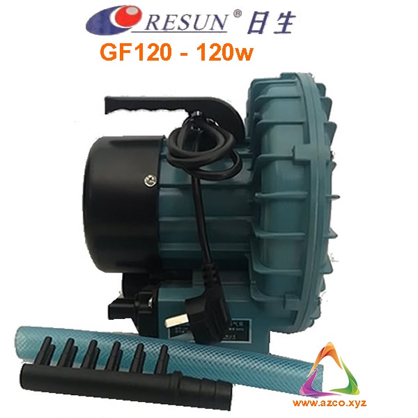 Máy Sủi Quạt Resun [GF-120,GF-180,GF-250,GF-370,GF-750] chuyên dùng tạo khí oxy cho hồ cá, tôm, cua, hải sản