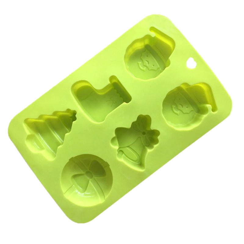 Khuôn Silicone Làm Đồ Trang Trí Thủ Công Hình Ông Già Noel