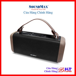 Loa Bluetooth SoundMax SB206 Cùng Bạn Trên Vạn Nẻo Đường - Hàng Chính Hãng