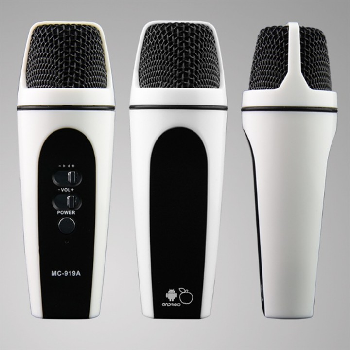 Mic MC-919S thu âm/ hát karaoke cho điện thoại máy tính