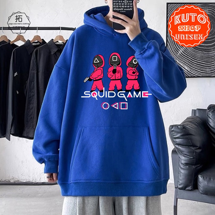 ÁO HOODIE SQUID GAME Nỉ Bông Cao Cấp In Pet Siêu Bền Siêu Đẹp (HD5000 - Kèm Ảnh Thật)