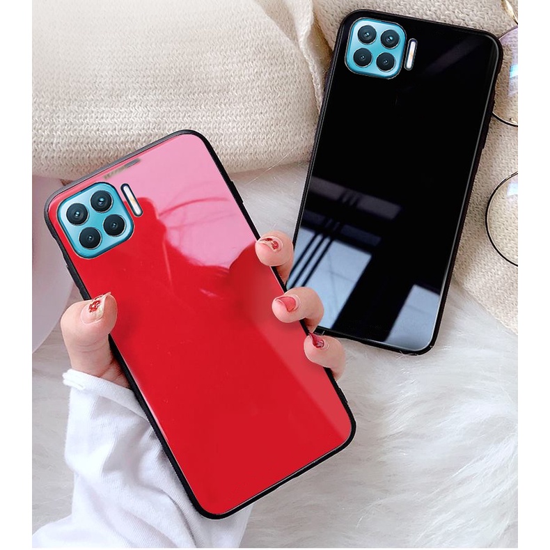 Ốp Lưng OPPO A73, A93 Mặt kính gương sáng bóng cao cấp
