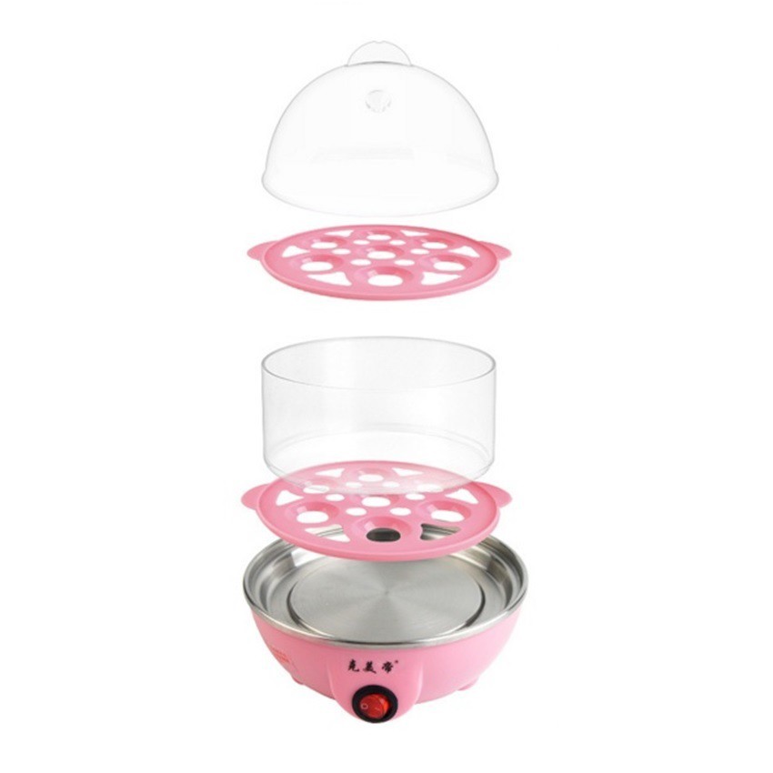 Nồi hơi hấp thức ăn điện đa chức năng hai lớp và nồi nấu trứng | BigBuy360 - bigbuy360.vn