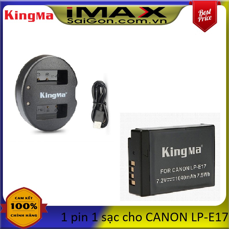 PIN SẠC MÁY ẢNH KINGMA LP-E17