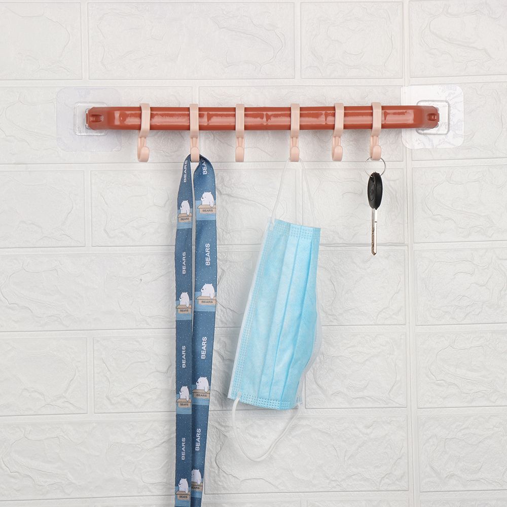 Giá Treo Đồ Dùng Một Tầng Không Cần Đục Lỗ Tiện Dụng Cho Nhà Bếp/ Nhà Tắm