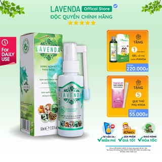Dung dịch xịt thảo dược LAVENDA hỗ trợ Điều trị các bệnh Viêm Nhiễm Phụ Khoa